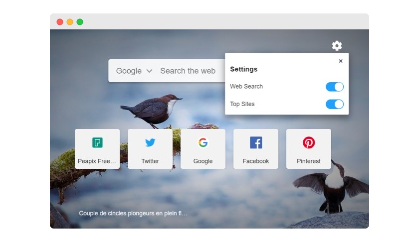 Bing New Tab Background Extension for Chrome & Mozilla